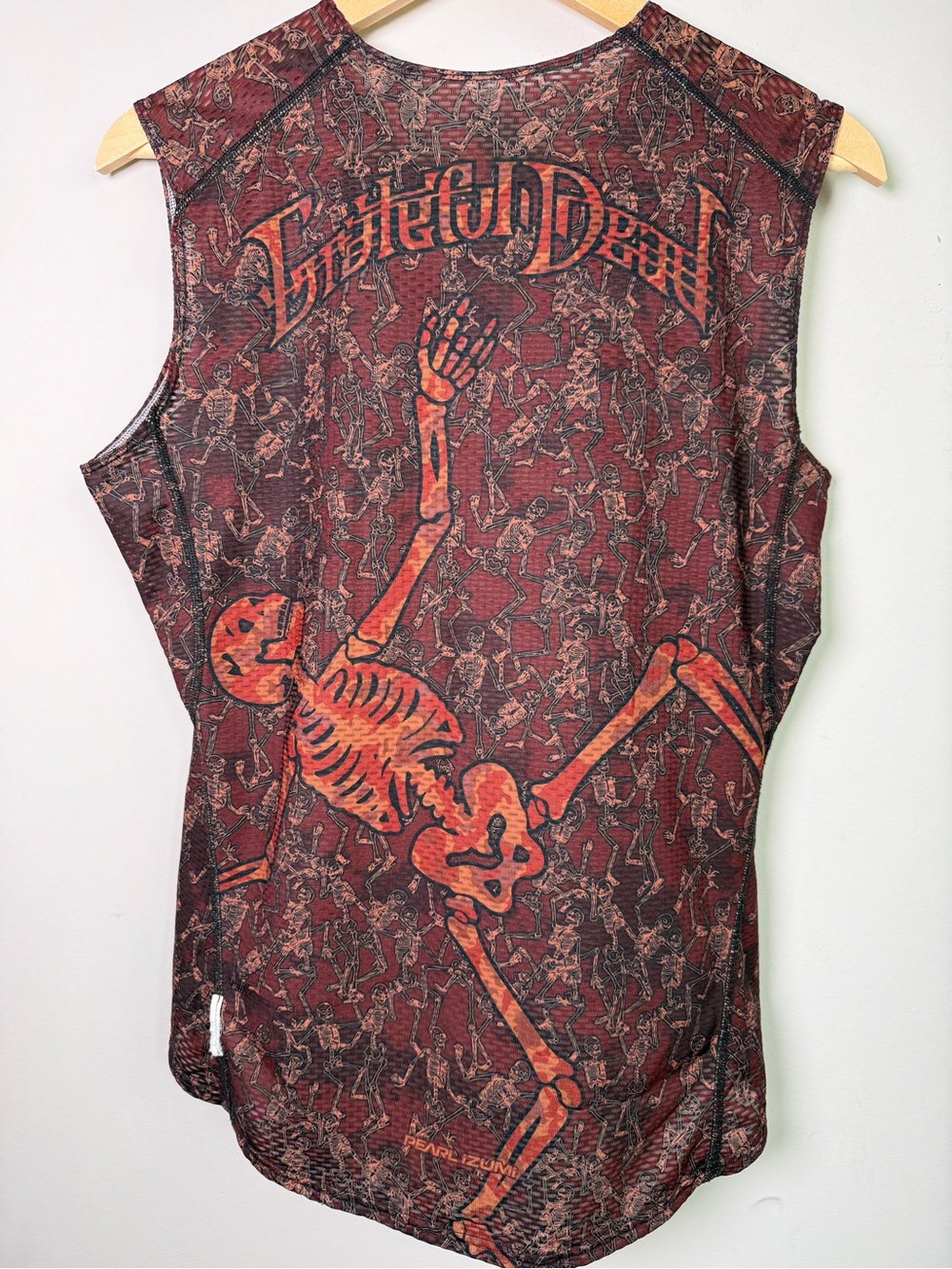 PEARL IZUMI | Grateful Dead Dancing Skeletons Sleeveless Cycling Base Layer L